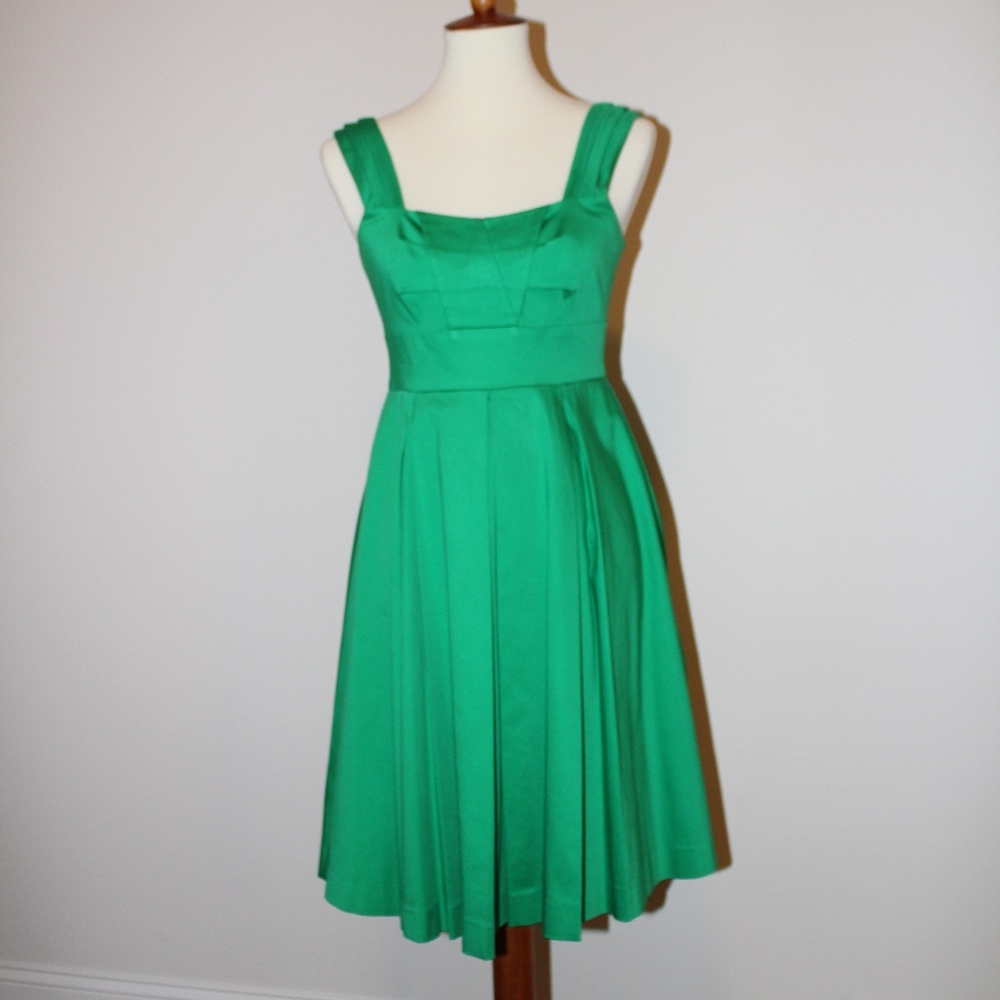 Calvin Klein Kelly Green Fit & Flare Dress